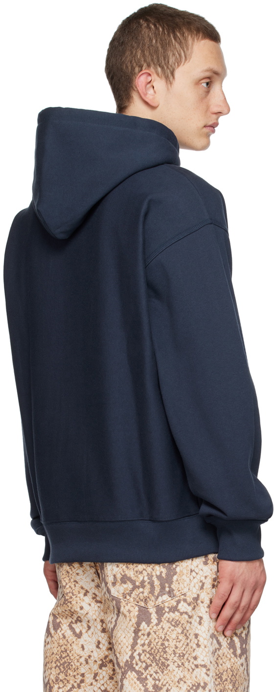 Stüssy Navy Embroidered Hoodie