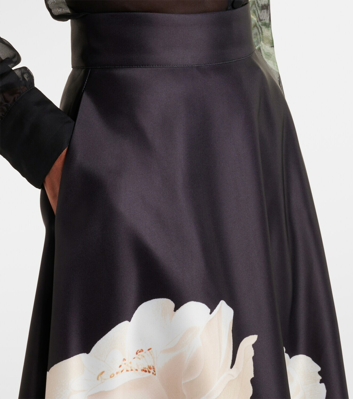 Leo Lin Rosalyn floral maxi skirt