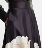 Leo Lin Rosalyn floral maxi skirt