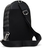 Lacoste Black 'The Blend Monogram' Crossbody Bag