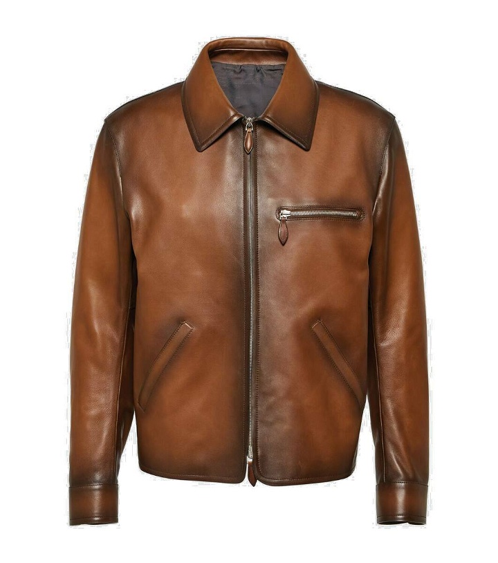 Photo: Berluti Leather jacket