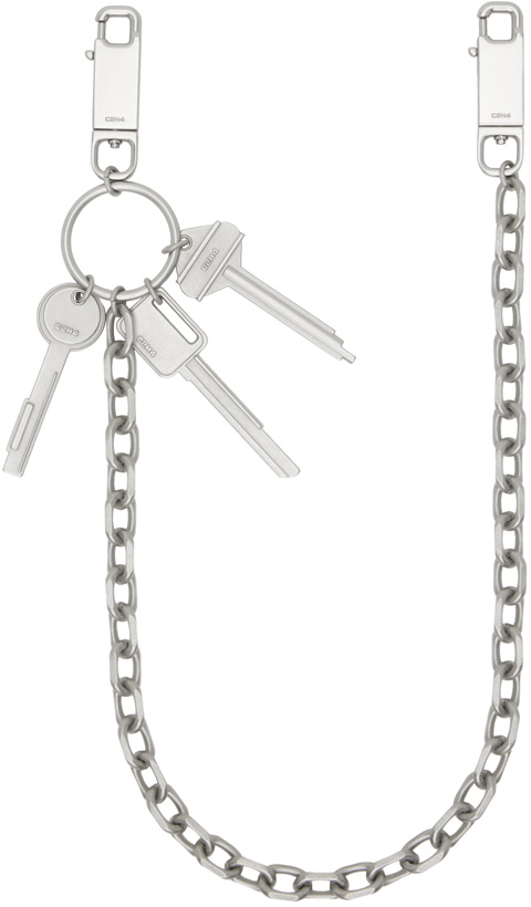 Photo: C2H4 Silver Key Drops Pantschain Keychain