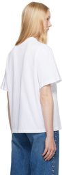 Sandy Liang White Chouchou T-shirt