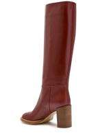 Gabriela Hearst Bocca Leather Knee-high Boots Tan