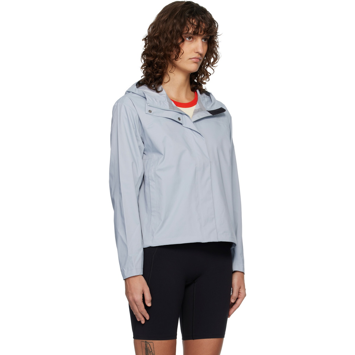 The North Face Blue Voyage Rain 3L Hooded Jacket