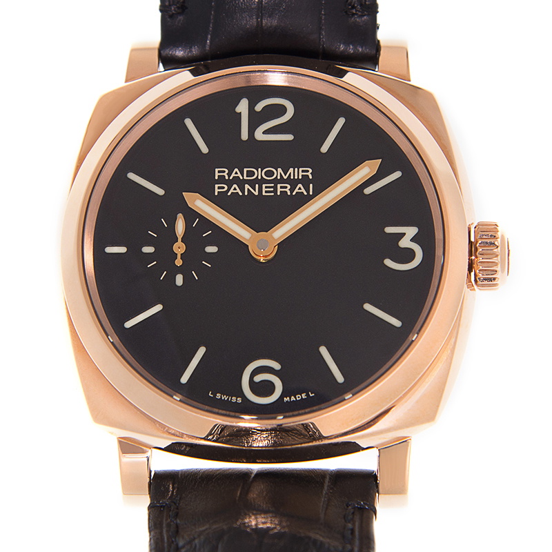 Panerai Radiomir 1940 Black Dial Mens Hand Wound Watch PAM00575