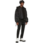 D.Gnak by Kang.D Black Diagonal Cut Trousers