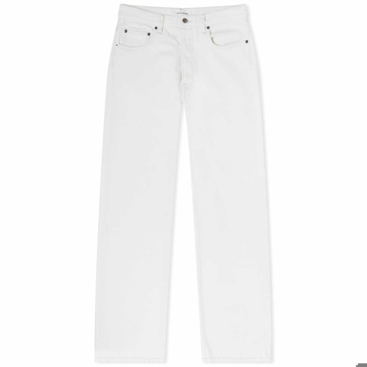 Photo: Wood Wood Men's Al Straight Fit Jean in White