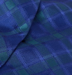 Charvet - 8.5cm Checked Silk-Jacquard Tie - Blue