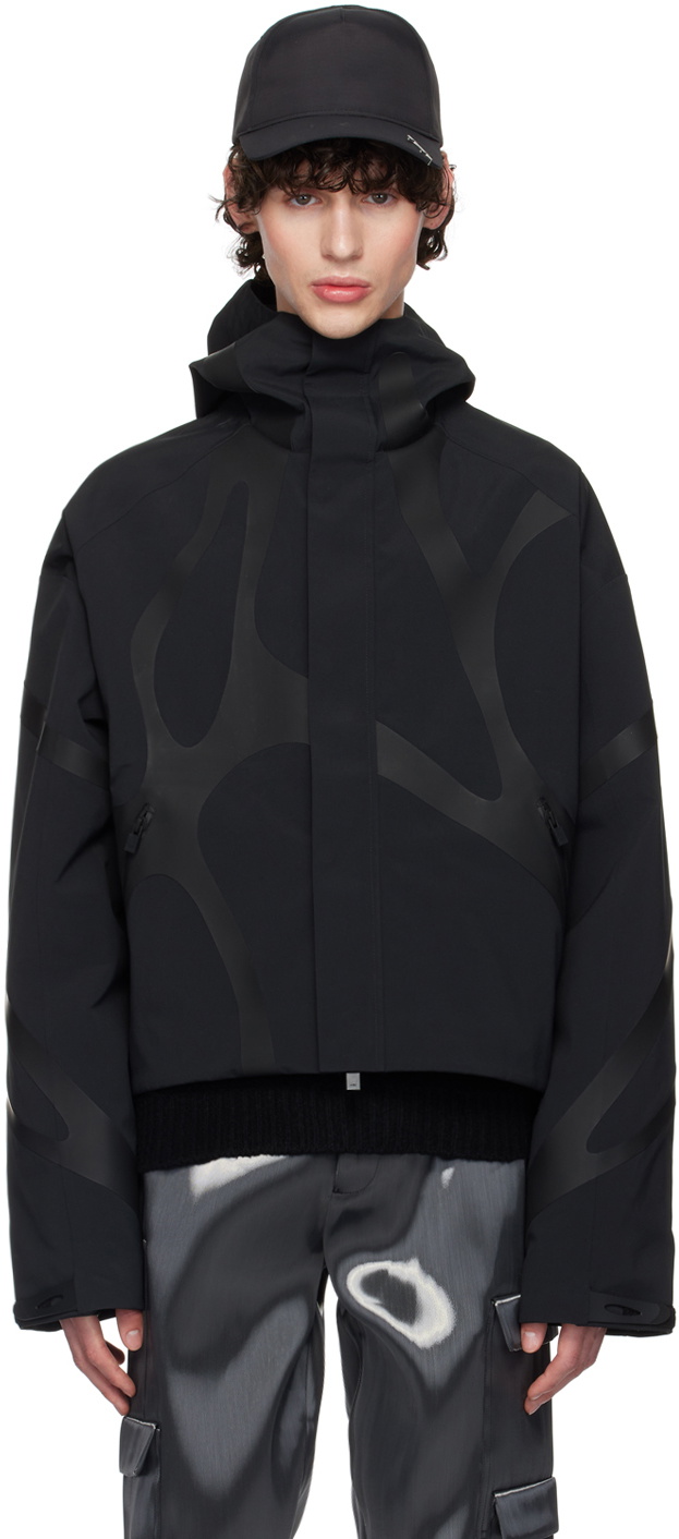 【関税込み】HELIOT EMIL ブラック Canopy テック フーディ HELIOT EMIL Black Insterno Technical Jacket Heliot Emil