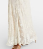 Rodarte Devoré floral velvet gown