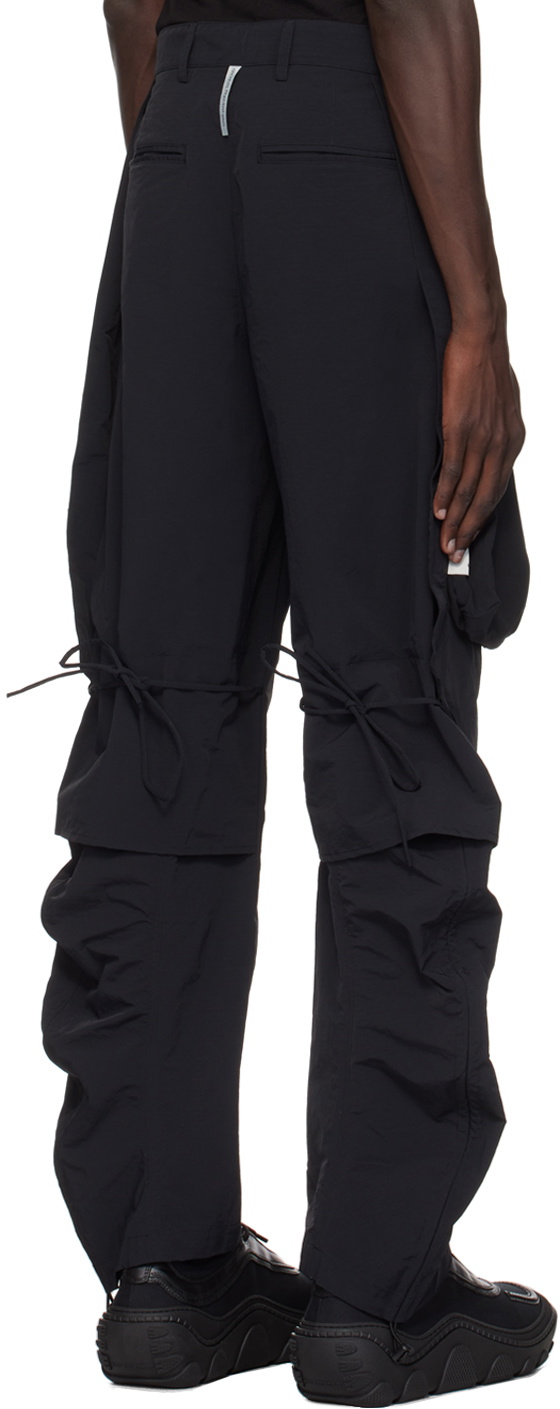 Archival Reinvent Black Hidden Worker Cargo Pants