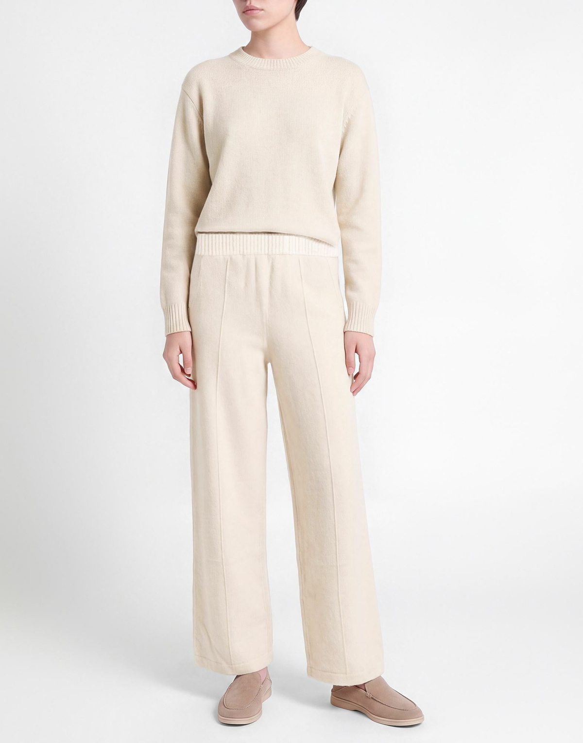 Laneus Womens Pants in Cream