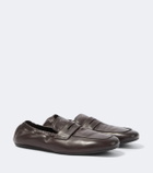 Prada Leather penny loafers