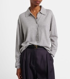 The Frankie Shop Tala wool-blend polo sweater