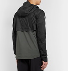 On - Weather Colour-Block Micro-Ripstop Hooded Jacket - Black