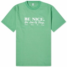Sporty & Rich Be Nice T-Shirt in Verde