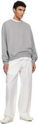 1017 ALYX 9SM Gray Boxy Crewneck Sweatshirt
