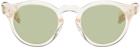 Oliver Peoples Beige Martineaux Sunglasses