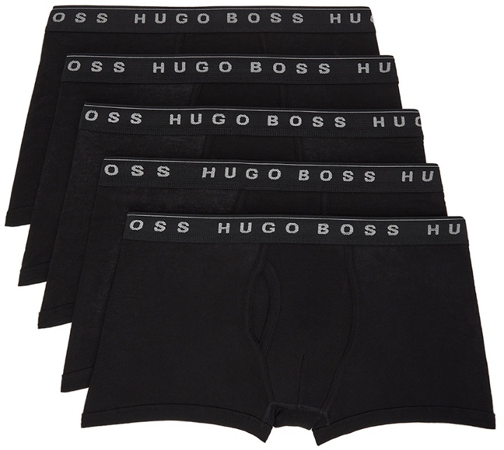 Photo: Boss Five-Pack Black Logo Boxers