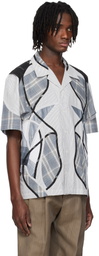 Craig Green Blue Patchwork Shirt