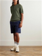 NN07 - Hansie 6600 Ribbed Organic Cotton Polo Shirt - Green