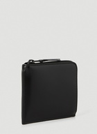 Zipped Wallet in Black