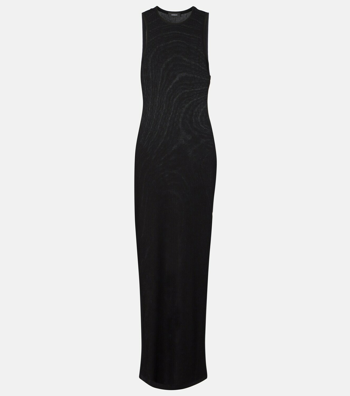 Wardrobe.NYC Racer cotton-blend maxi dress