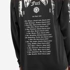 FUCT Men's Notre Dame Long Sleeve T-Shirt in Black