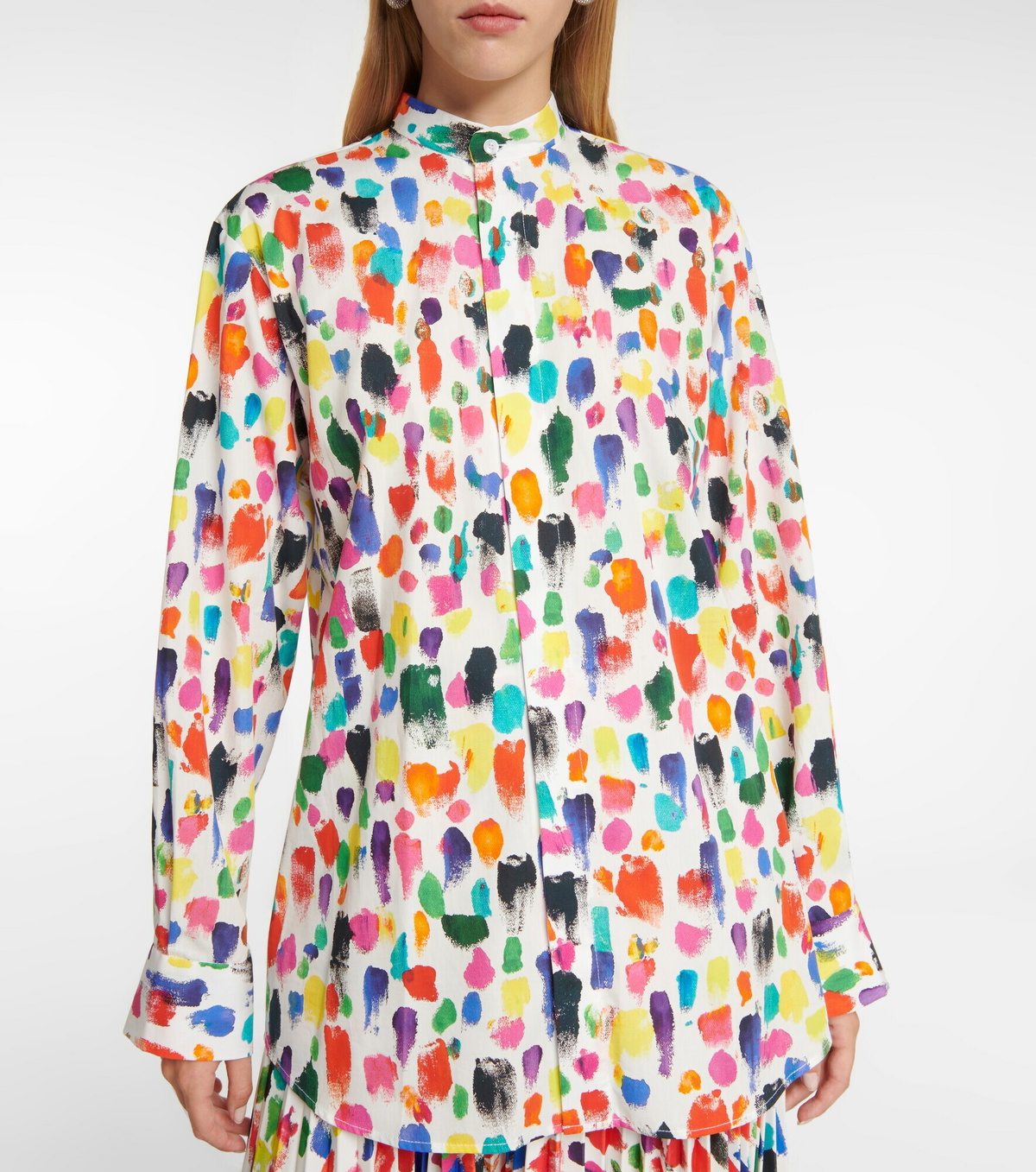 Christopher Kane - Printed cotton shirt