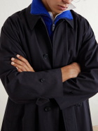 Kaptain Sunshine - Walker Cotton-Gabardine Coat - Blue