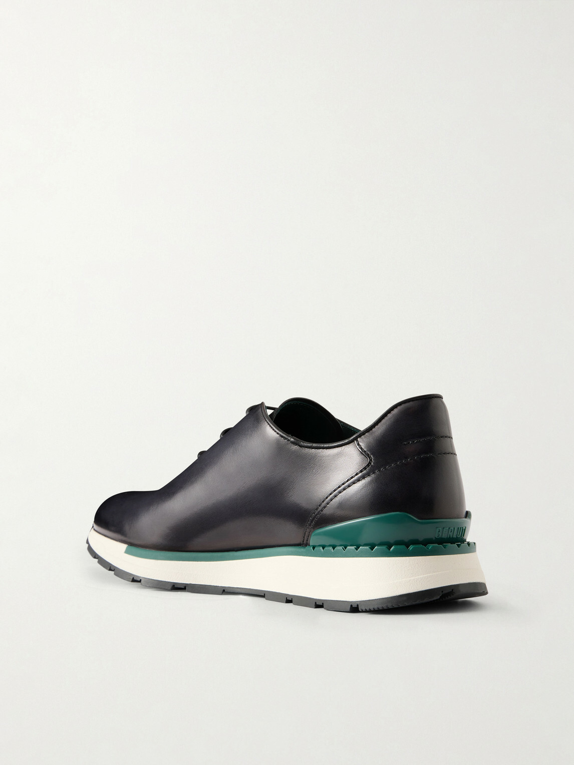 Berluti - Fast Track Full-Grain Venezia Softy Leather Sneakers - Black