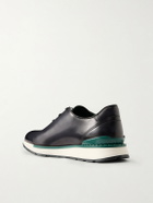 Berluti - Fast Track Full-Grain Venezia Softy Leather Sneakers - Black