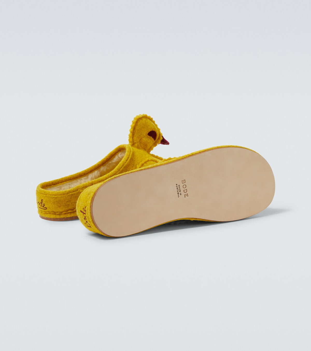 Bode Wool-blend slippers