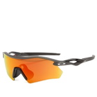 Oakley Radar Plate Sunglasses in Matte Carbon/Prizm Ruby 