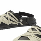 Rick Owens Men's Megalace Slip On Mule in Black