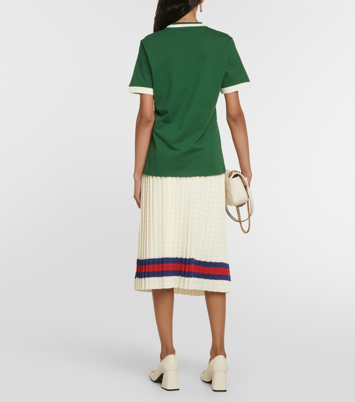 Gucci Logo embroidered cotton T-shirt Gucci