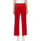 Marc Jacobs Red Logo Track Pants