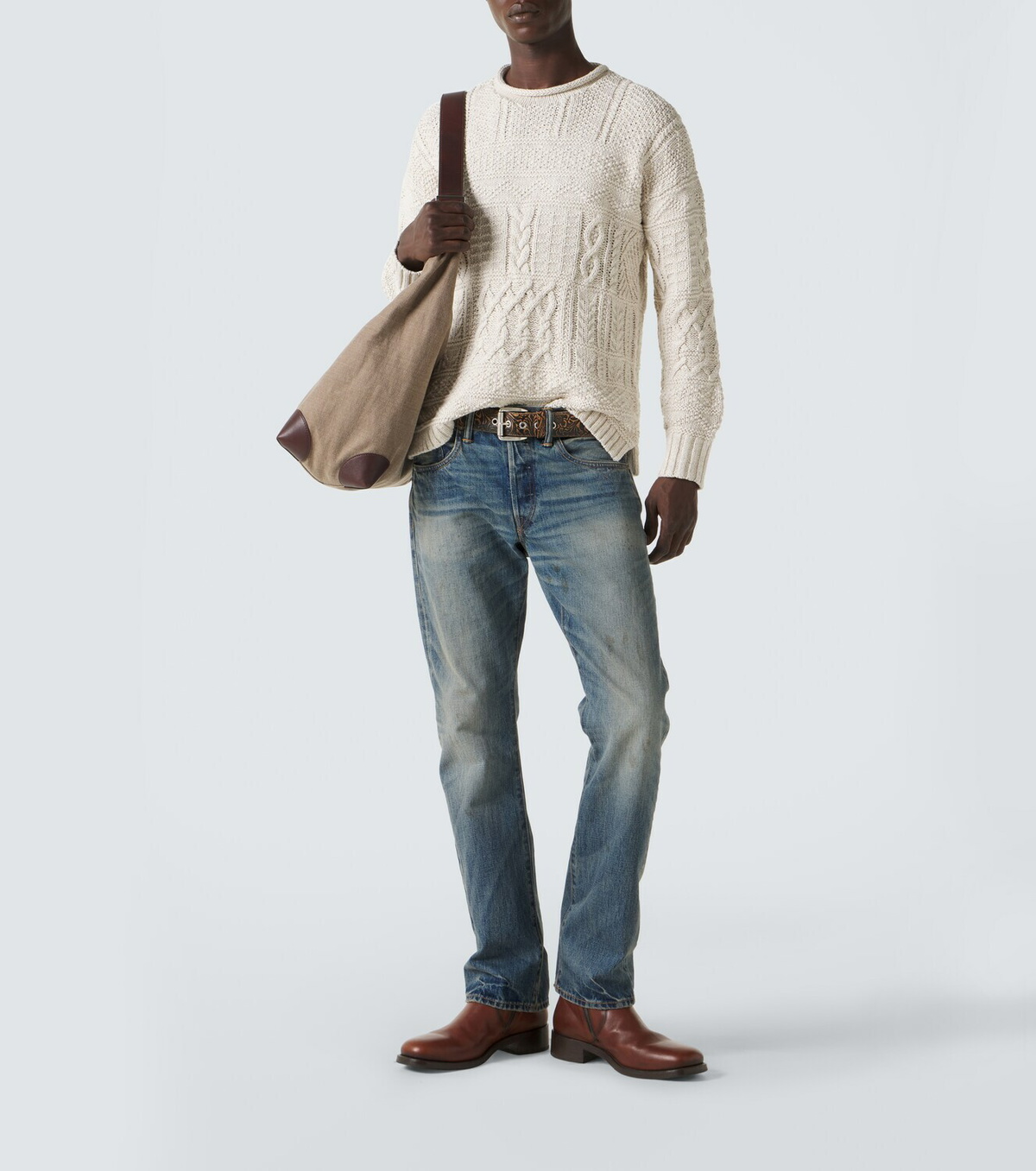 RRL Cotton and linen sweater