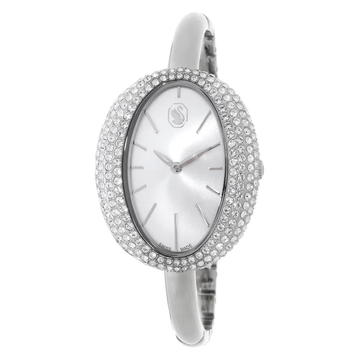 Photo: Swarovski Imber Quartz Crystal Silver Dial Ladies Watch 5705419