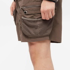 Nike Men's ACG Snowgrass Cargo Short in Ironstone& Moon Fossil