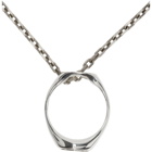 Maison Margiela Silver Ring Necklace