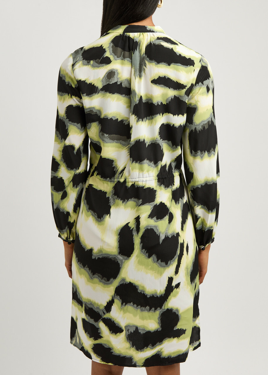 Diane Von Furstenberg Sonoya Printed Chiffon Mini Dress Multicoloured