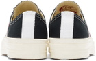 COMME des GARÇONS PLAY Black Converse Edition Half Heart Chuck 70 Low Sneakers