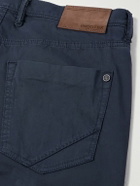 Incotex - Division Straight-Leg Cotton-Blend Shorts - Blue