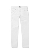 Dunhill - Slim-Fit Stretch-Denim Jeans - White