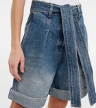 Golden Goose - High-rise denim shorts