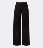 Vince Cotton twill wide-leg pants