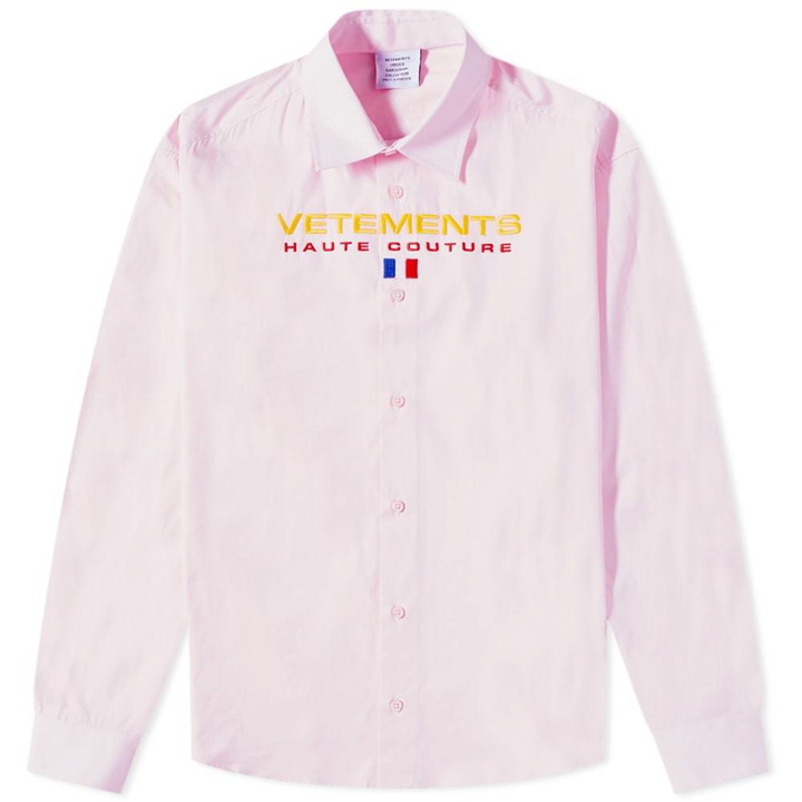 Photo: VETEMENTS Haute Coture Logo Shirt