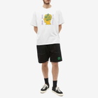 Lo-Fi Men's Easy Washed Shorts in Washed Black